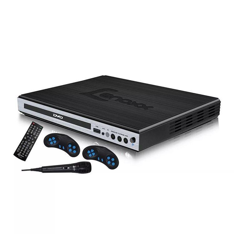 Dvd Lenoxx Karaoke Com Game Usb Mp3 Joystick E Microfone Bivolt